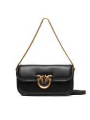 PINKO Torebka Love Box Baguette Al 25-26 PLTT 105083 A26L Czarny. Czarne torebki klasyczne Pinko, bez wzorów, ze skóry, bez dodatków. Za 1,649.00 zł.