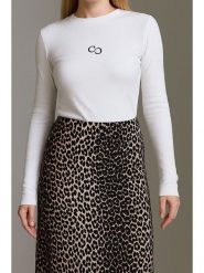 Cotton Candy Koszulka w kolorze białym rozmiar: M. Białe bluzki Cotton Candy, m, bez wzorów, bez kołnierzyka, bez ramiączek. Za 117.73 zł.