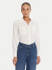 Rinascimento Koszula CFC0125777003 Biały Regular Fit. Białe koszule Rinascimento, xs, bez wzorów, z syntetyku, bez kołnierzyka, bez ramiączek. Za 329.99 zł.