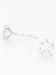 L instant d Or Złote kolczyki-wkrętki "Simply You" z cyrkoniami rozmiar: onesize. Szare kolczyki L instant d Or, z cyrkonią, złote. Za 392.45 zł.