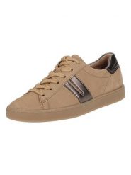Paul Green Skórzane sneakersy w kolorze jasnobrązowym rozmiar: 43. Brązowe trampki Paul Green, bez wzorów, bez zapięcia. Za 335.62 zł.