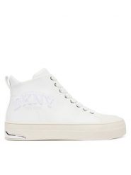 DKNY Trampki Yaser-K3500746 Biały. Białe trampki DKNY, bez wzorów, ze skóry, bez zapięcia. Za 479.99 zł.