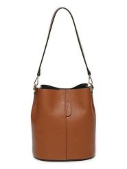 Maison héritage PARIS Skórzana torebka "Bruna Graine" w kolorze jasnobrązowym - 26 x 23 x 16 cm rozmiar: onesize. Brązowe torby na ramię Maison héritage PARIS, bez wzorów, z materiału, na ramię, bez dodatków. Za 295.99 zł.