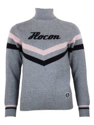 Peak Mountain Sweter w kolorze szarym rozmiar: M. Szare swetry Peak Mountain, m, bez wzorów, ze splotem, bez ramiączek. Za 154.07 zł.
