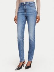 Guess Jeansy W6YA46 D1538 Niebieski Skinny Fit. Niebieskie jeansy Guess, z aplikacjami. Za 434.99 zł.