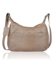 SPARWELL Skórzana torebka w kolorze szarobrązowym - 34,5 x 21,5 x 9 cm rozmiar: onesize. Brązowe torby na ramię SPARWELL, bez wzorów, z materiału, na ramię, bez dodatków. Za 289.45 zł.