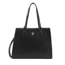Torebka Beverly Hills Polo Club. Czarne torebki klasyczne Beverly Hills Polo Club, bez wzorów, bez dodatków. Za 199.99 zł.