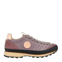 Buty turystyczne damskie LOMER Bio Naturale Canvas. Fioletowe trekkingi Lomer, z gumy, trekkingowe. Za 399.99 zł.