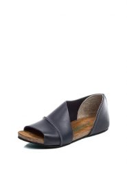 Comfortfusse Skórzane sandały w kolorze granatowym rozmiar: 42. Niebieskie sandały Comfortfüße, bez wzorów, klasyczne, z otwartym noskiem, bez obcasa, bez zapięcia. Za 260.99 zł.