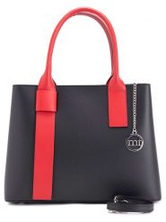 Mia Tomazzi Skórzana torebka "Argonne" w kolorze czarnym - 33 x 25 x 14 cm rozmiar: onesize. Czarne torby na ramię Mia Tomazzi, bez wzorów, z materiału, przez ramię, bez dodatków. Za 377.45 zł.