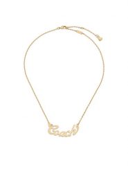 Coach Naszyjnik 37557618 GLD710 Złoty. Żółte naszyjniki Coach, metalowe. Za 529.99 zł.