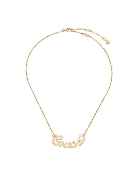 Coach Naszyjnik 37557618 GLD710 Złoty. Żółte naszyjniki Coach, metalowe. Za 489.99 zł.