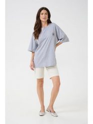 Cream Koszulka w kolorze szarym rozmiar: M. Szare bluzki Cream, m, bez wzorów, z bawełny, bez kołnierzyka, bez ramiączek. Za 72.45 zł.