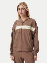EA7 Emporio Armani Bluza 7W001335 AF13289 U6041 Brązowy Regular Fit. Brązowe bluzy EA7 Emporio Armani, xs, bez wzorów, z syntetyku, bez kaptura. Za 689.99 zł.