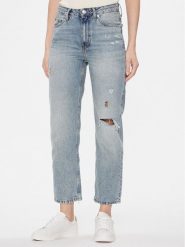 Tommy Hilfiger Jeansy Classic WW0WW40632 Niebieski Straight Fit. Niebieskie jeansy TOMMY HILFIGER, bez wzorów. Za 379.99 zł.