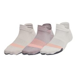 Skarpety treningowe damskie Under Armour Breathe NS Tab 3 Pack. Szare skarpety Under Armour, bez wzorów. Za 79.99 zł.