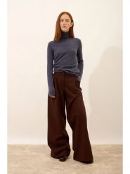 Just Cashmere Kaszmirowy golf "Ava" w kolorze antracytowym rozmiar: XL. Czarne golfy Just Cashmere, xl, bez wzorów, z kaszmiru, bez ramiączek. Za 369.99 zł.