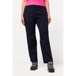 Damskie Spodnie z odpinanymi nogawkami regulacja długości szybkoschnące. Niebieskie spodnie sportowe Ulla Popken, plus size, bez wzorów, z elastanu, trekkingowe. Za 343.99 zł.