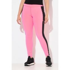 Damskie Legginsy sportowe szybkoschnące kieszenie z recyklingu. Czerwone legginsy sportowe Ulla Popken, plus size, bez wzorów, z elastanu. Za 239.99 zł.