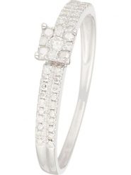 DIAMOND & CO Złoty pierścionek "Isisford" z diamentami rozmiar: 58. Szare pierścionki Diamond & Co, z diamentem, złote. Za 1,196.99 zł.