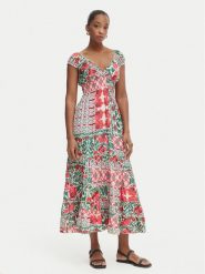 Iconique Sukienka letnia Shirley IC26-096 Kolorowy Regular Fit. Sukienki Iconique, na lato, l, bez wzorów, z syntetyku, bez kołnierzyka, bez ramiączek. Za 339.99 zł.