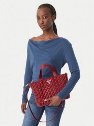 Guess Torebka J6BZ24 W4034 Czerwony. Czerwone torebki klasyczne Guess, z aplikacjami, ze skóry, bez dodatków. Za 294.99 zł.