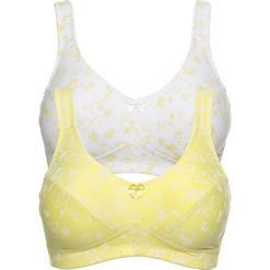 Biustonosz bonprix jasna limonka + biały. Biustonosze bonprix. Za 59.98 zł.