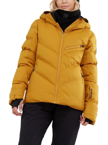 Damska kurtka narciarska Fundango Elyra Padded. Brązowe kurtki narciarskie FUNDANGO, l, bez wzorów, z poliesteru, bez kaptura, narciarskie. Za 499.00 zł.