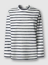 Pepe Jeans Koszulka "Marlen" w kolorze biało-czarnym rozmiar: XL. Białe bluzki Pepe Jeans, xl, bez wzorów, z jeansu, bez kołnierzyka, bez ramiączek. Za 113.99 zł.