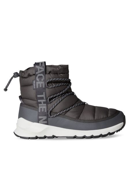 The North Face Śniegowce Thermoball Lace Up Wp NF0A5LWDCIH1 Szary. Szare trapery i śniegowce The North Face, z materiału. Za 419.99 zł.