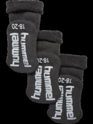 Hummel hmlMINI NON SLIP 3-PACK SOCK — Niskie skarpetki antypoślizgowe. Szare skarpety Hummel, bez wzorów, z bawełny. Za 149.00 zł.