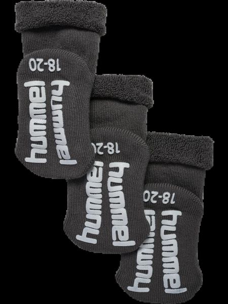 Hummel hmlMINI NON SLIP 3-PACK SOCK — Niskie skarpetki antypoślizgowe – DARK. Szare skarpety Hummel, bez wzorów, z bawełny. Za 147.00 zł.