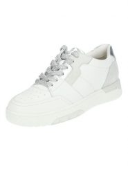 Paul Green Skórzane sneakersy w kolorze białym rozmiar: 38. Białe trampki Paul Green, bez wzorów, bez zapięcia. Za 310.38 zł.