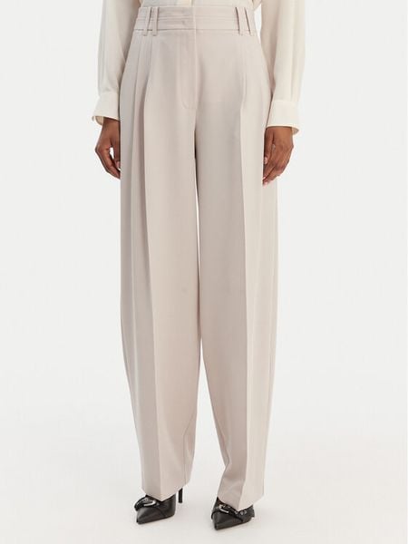 Patrizia Pepe Spodnie materiałowe 8P0794/A498-S748 Szary Regular Fit. Szare spodnie materiałowe Patrizia Pepe, s, bez wzorów, z materiału. Za 1,249.00 zł.