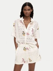 Desigual Koszula Martin 26SWCW30 Biały Regular Fit. Białe koszule Desigual, s, bez wzorów, z bawełny, bez kołnierzyka, bez ramiączek. Za 489.99 zł.