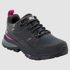 Buty trekkingowe damskie Jack Wolfskin Force Striker Low. Czarne trekkingi Jack Wolfskin, z materiału, trekkingowe. Za 618.00 zł.
