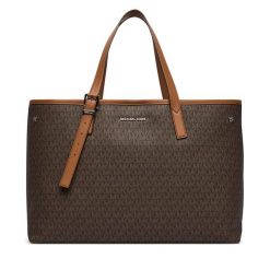 Torebka MICHAEL Michael Kors. Brązowe shopper MICHAEL Michael Kors, bez wzorów, bez dodatków. Za 1,529.00 zł.
