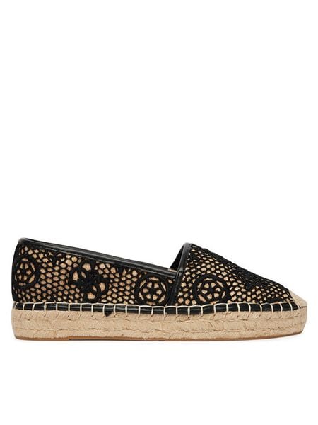 Guess Espadryle FLJOEN FAL14 Czarny. Czarne espadryle Guess, z aplikacjami, z syntetyku, bez obcasa, bez zapięcia. Za 298.99 zł.