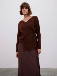 BGN Kardigan w kolorze brązowym rozmiar: 40. Brązowe kardigany BGN, bez wzorów, z wełny. Za 78.99 zł.