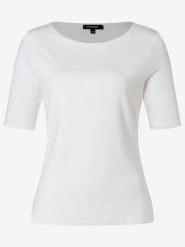 More & More Koszulka w kolorze białym rozmiar: 44. Białe bluzki More & More, bez wzorów, bez kołnierzyka, bez ramiączek. Za 52.42 zł.