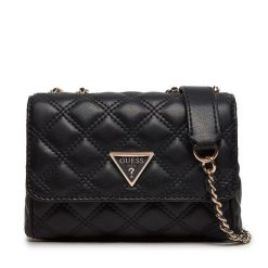 Torebka Guess. Czarne torebki klasyczne Guess, z aplikacjami, bez dodatków. Za 399.99 zł.