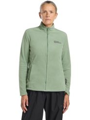 Jack Wolfskin Kurtka polarowa "Taunus" w kolorze zielonym rozmiar: XS. Zielone swetry Jack Wolfskin, xs, bez wzorów, z materiału, bez ramiączek. Za 189.29 zł.