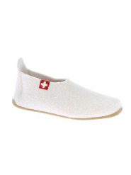 Living Kitzbühel Wełniane kapcie w kolorze białym rozmiar: 36. Białe obuwie domowe Living Kitzbühel, bez wzorów, z materiału, bez zapięcia. Za 113.90 zł.