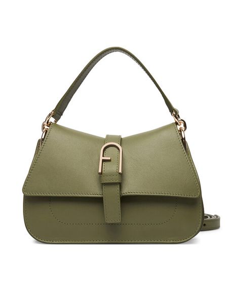 Furla Torebka Flow Mini WB01032 BX2045 BG 4555S Zielony. Zielone torebki klasyczne Furla, bez wzorów, ze skóry, bez dodatków. Za 1,719.00 zł.