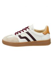 GANT Footwear Skórzane sneakersy "Cuzima" w kolorze kremowo-fioletowym rozmiar: 40. Brązowe trampki GANT Footwear, bez wzorów, bez zapięcia. Za 373.30 zł.