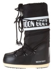 Moon Boot Kozaki zimowe "Icon" w kolorze czarnym rozmiar: 35-38. Czarne kozaki Moon Boot, na zimę, z materiału, bez obcasa, bez zapięcia. Za 368.96 zł.