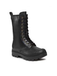 Coach Botki Tasha Leather Boot CN100 Czarny. Czarne botki Coach, bez wzorów, ze skóry, bez obcasa, na słupku, bez zapięcia. Za 1,529.00 zł.