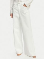 BOSS Jeansy C Slouchy MR 2.0 50558723 Biały Relaxed Fit. Białe jeansy Boss, bez wzorów. Za 679.99 zł.