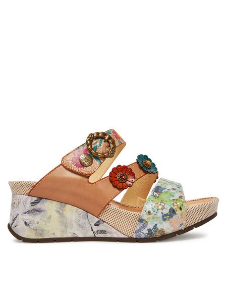 Laura Vita Klapki Barry 30 Écru. Klapki Laura Vita, bez wzorów, ze skóry, bez obcasa. Za 279.99 zł.