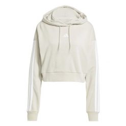 Bluza Adidas Sport W 3S Ft Cro Hd Damskie. Szare bluzy Adidas, m, bez wzorów, z bawełny, z kapturem. Za 336.99 zł.